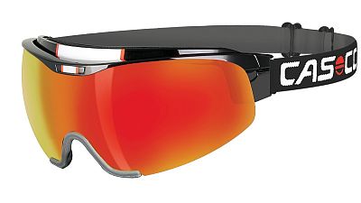 Превью  Визор лыжный CASCO Spirit Carbonic Black/Red (07.4923)